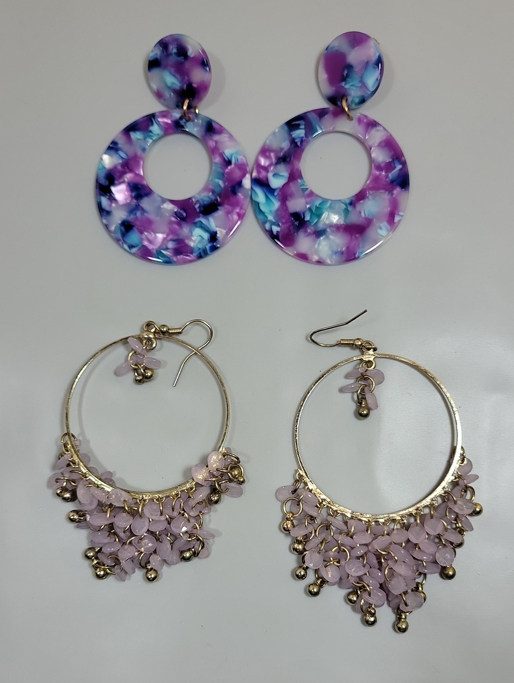 Dangle Earrings 2 Pairs